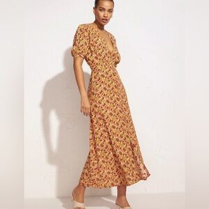 Faithfull The Brand Bellavista Midi Dress La Gomera Floral Print